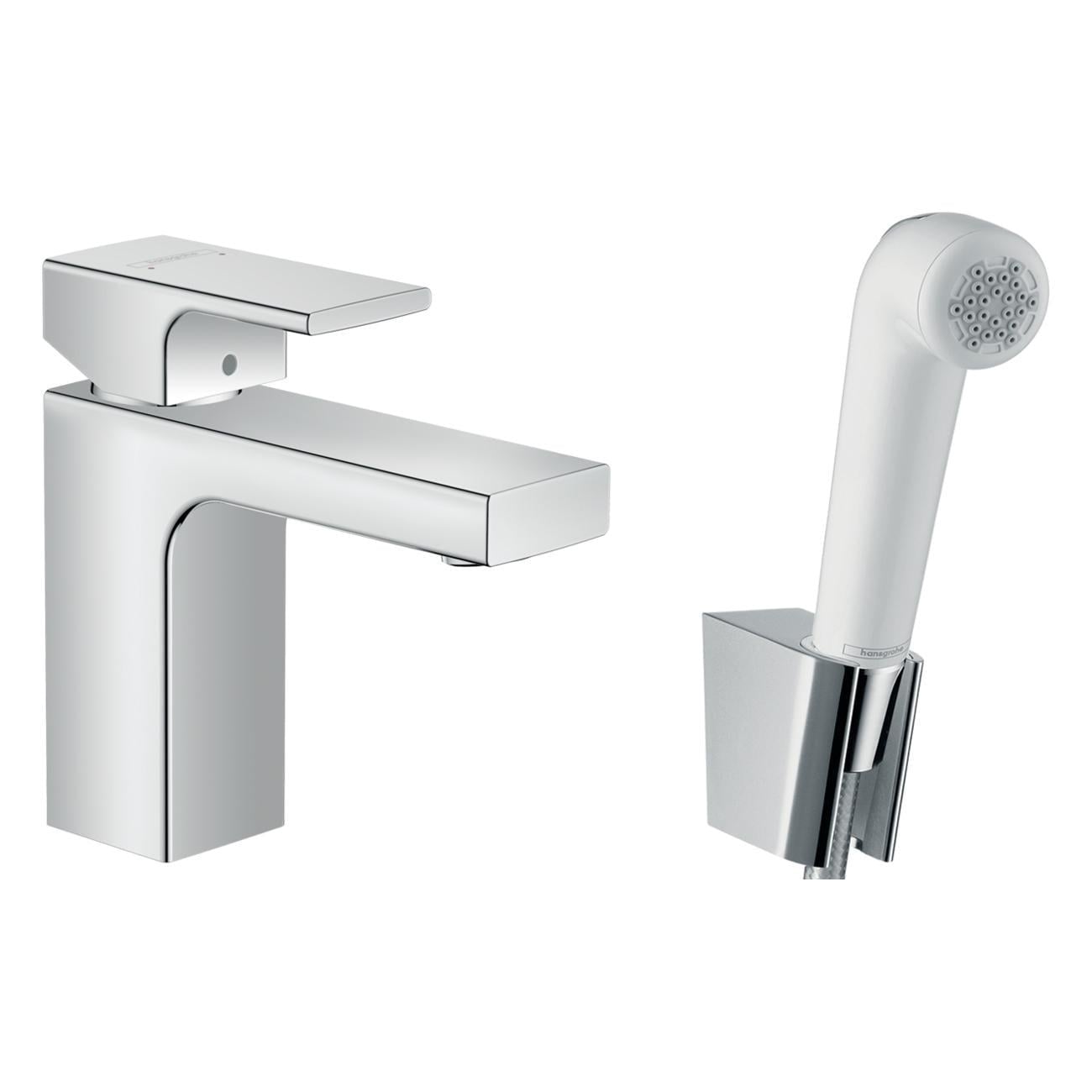 Смеситель для раковины Hansgrohe Vernis Shape однорычажный Хром (37461107) Смеситель для раковины Hansgrohe Vernis Shape однорычажный Хром (37461107)