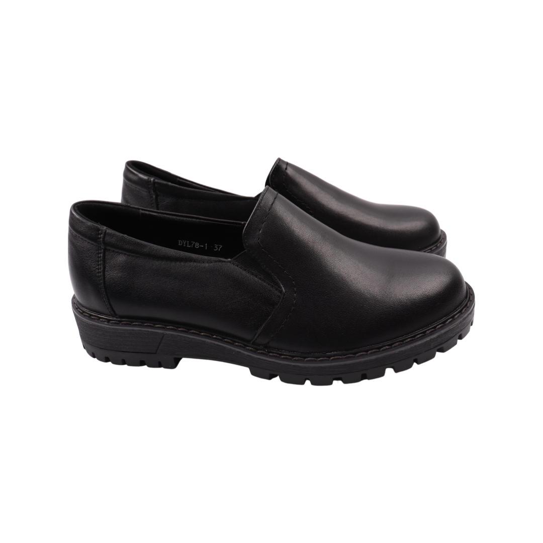 Туфли женские Renzoni из кожи р. 41 Черный (713-22DTC) Туфли женские Renzoni из кожи р. 41 Черный (713-22DTC)