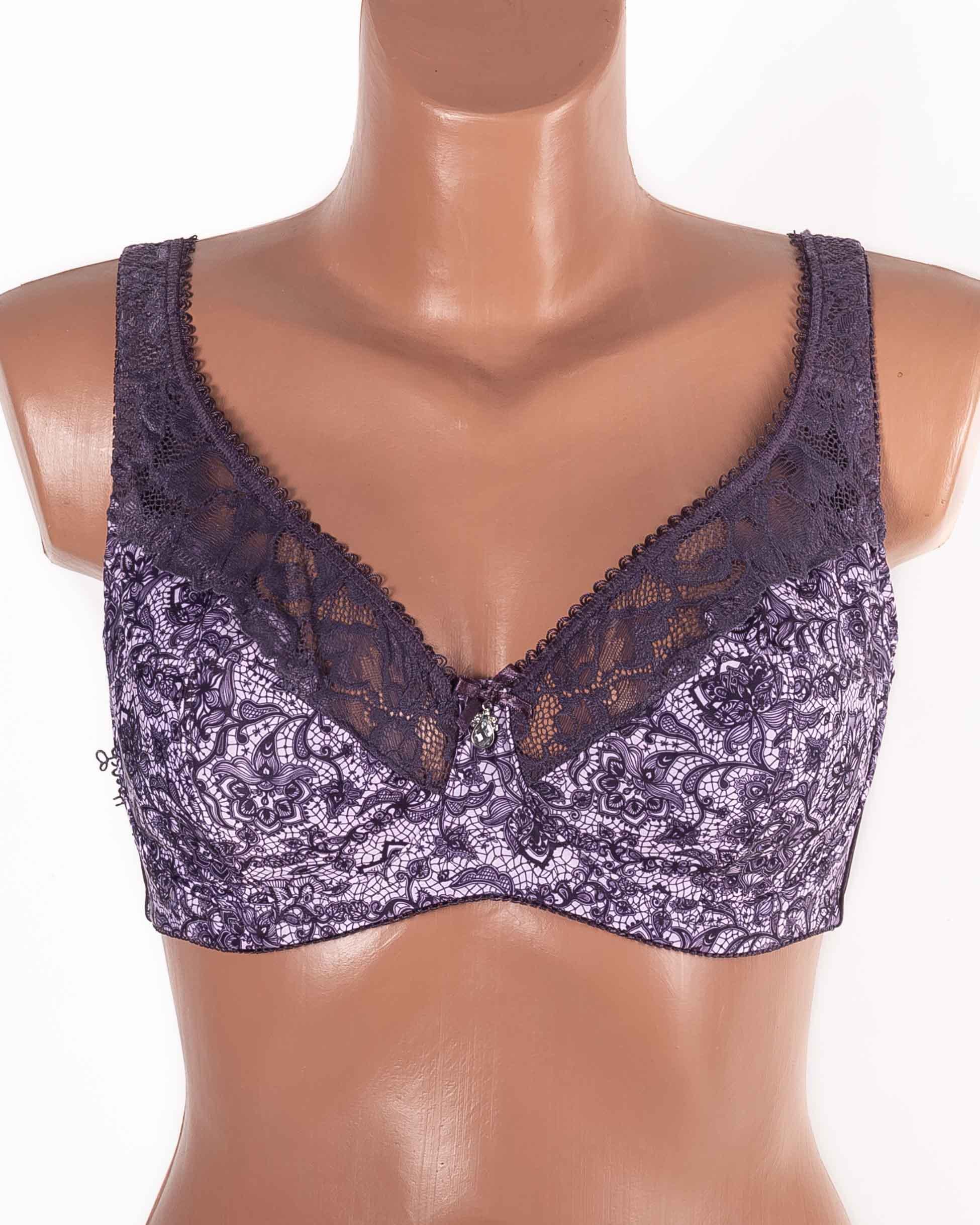 Бюстгальтер без поролону 11693 м’яка чашка G80 Фіолет (11693-6)