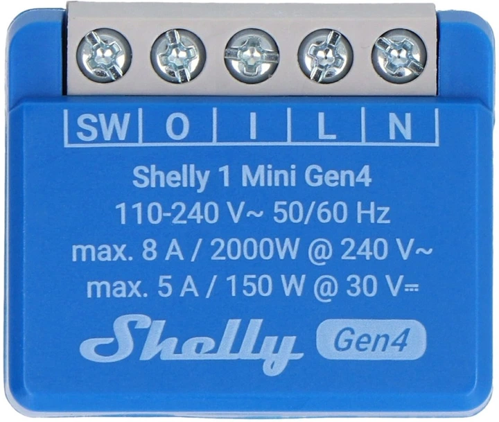 Реле умное Shelly 1 Mini Gen4