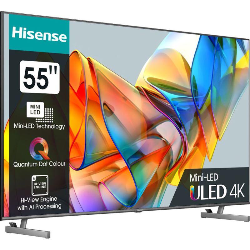 Телевизор Hisense 55U6KQ 4К/Smart TV/Bluetooth/T2-S2 55" (15161014) - фото 2