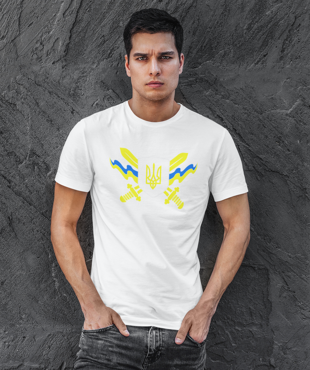 Футболка чоловіча Mishe 11000193 з принтом XXL Білий (75212997)