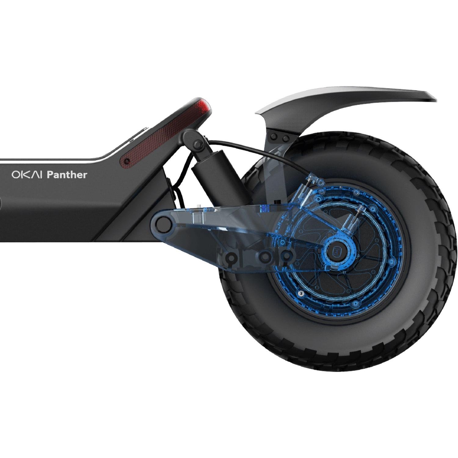 Електросамокат OKAI ES800 Panther Off-Road ES800-B Black - фото 9