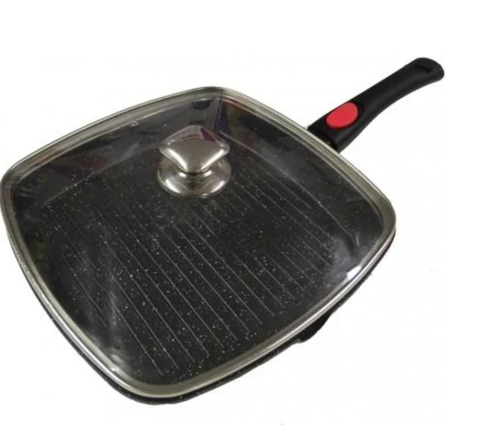 Сковорода-гриль з кришкою Edenberg 24 см (EB-8129) Сковорода-гриль з кришкою Edenberg 24 см (EB-8129)