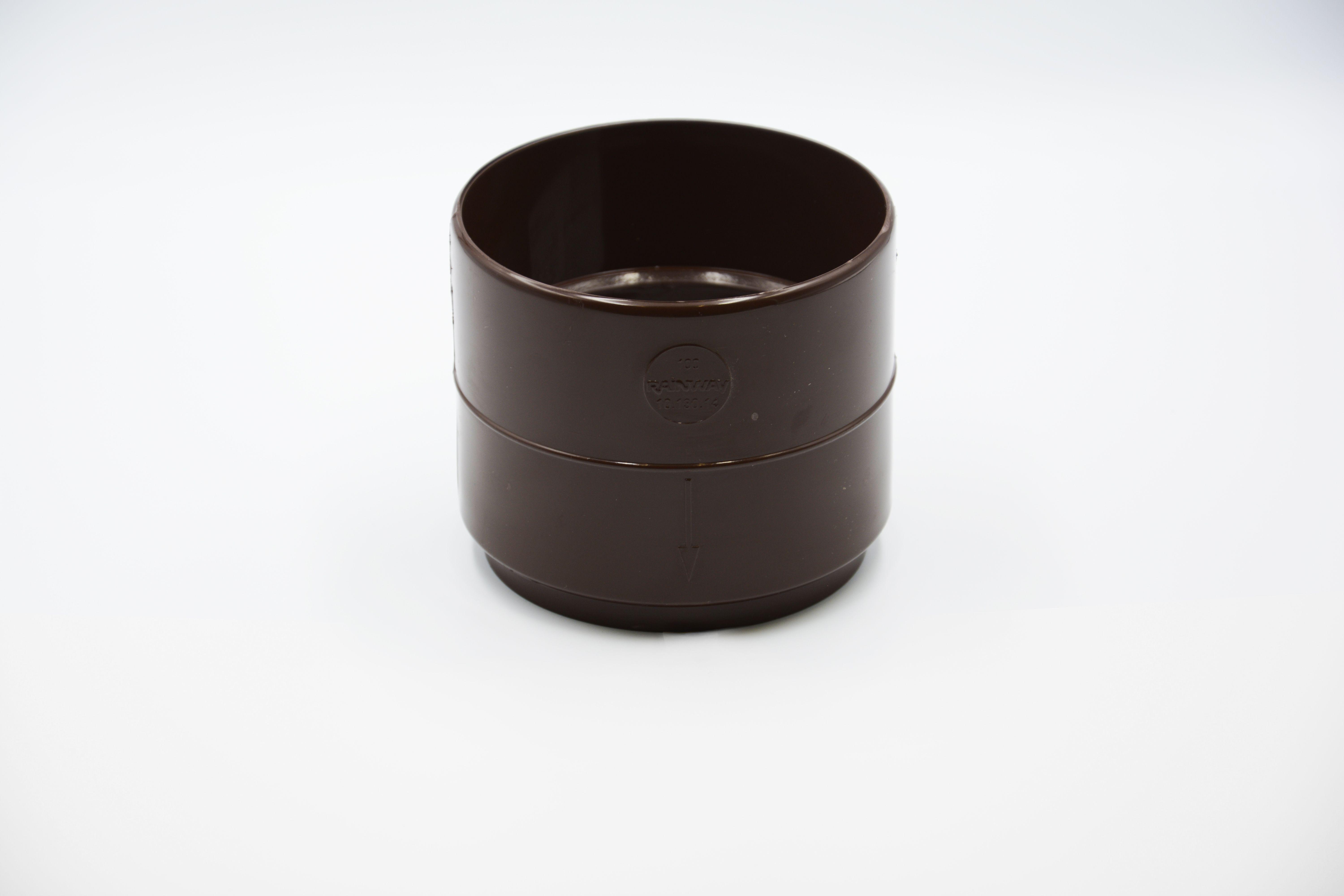 Муфта трубы водосточной RainWay D75 мм Коричневый Муфта трубы водосточной RainWay D75 мм Коричневый