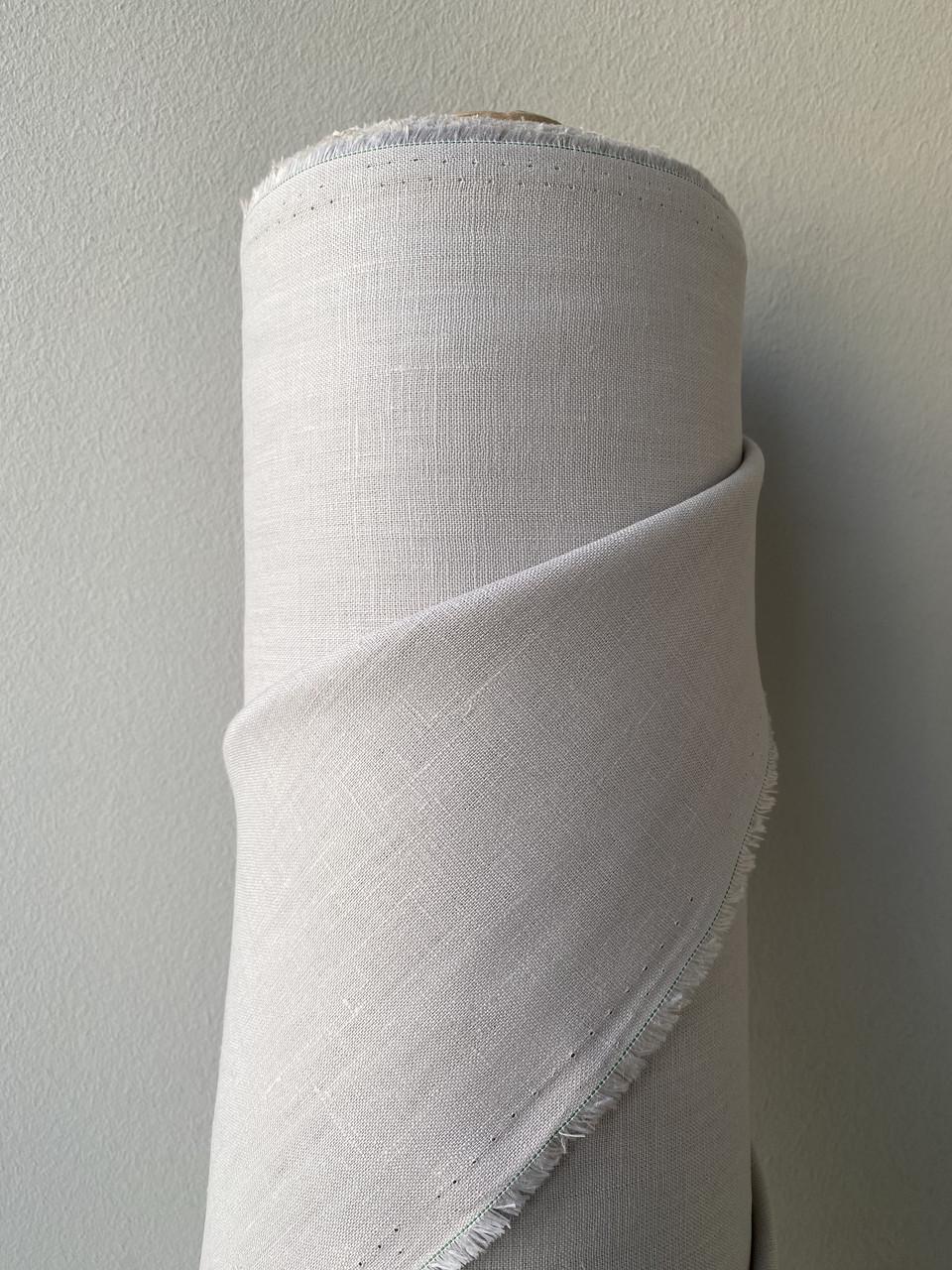 Ткань костюмная LINEN PLUS 100% лен 143 см 530 Светло-серый - фото 4