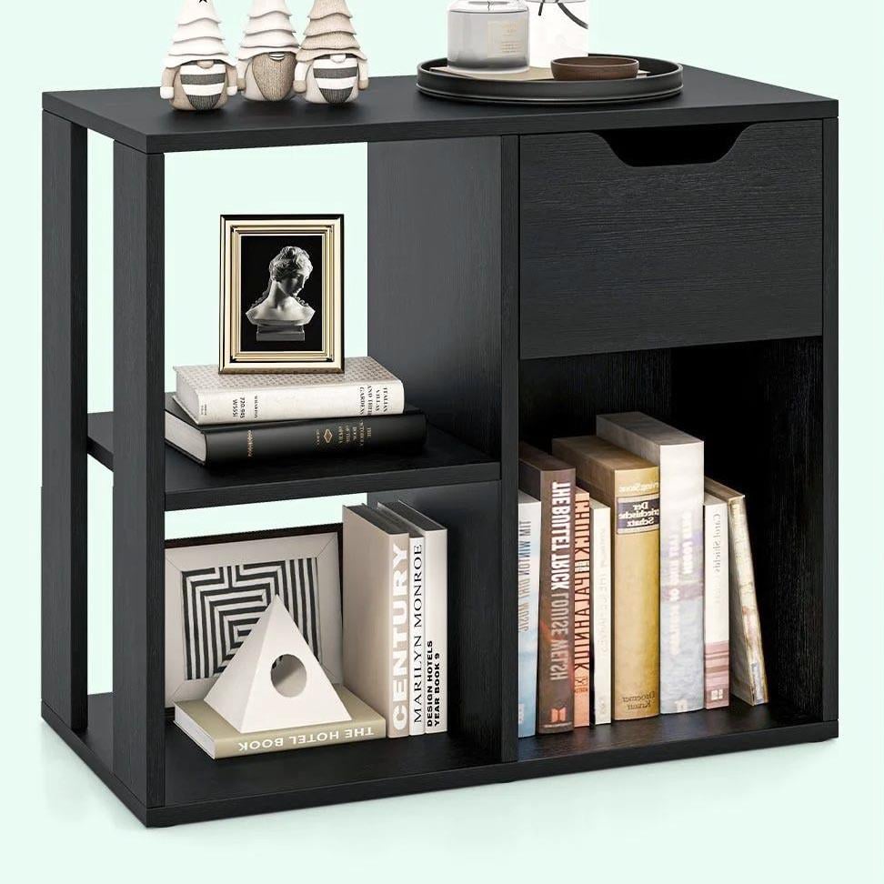 Полка-надстройка настольная из дерева Элиана венге (АКД-015912)