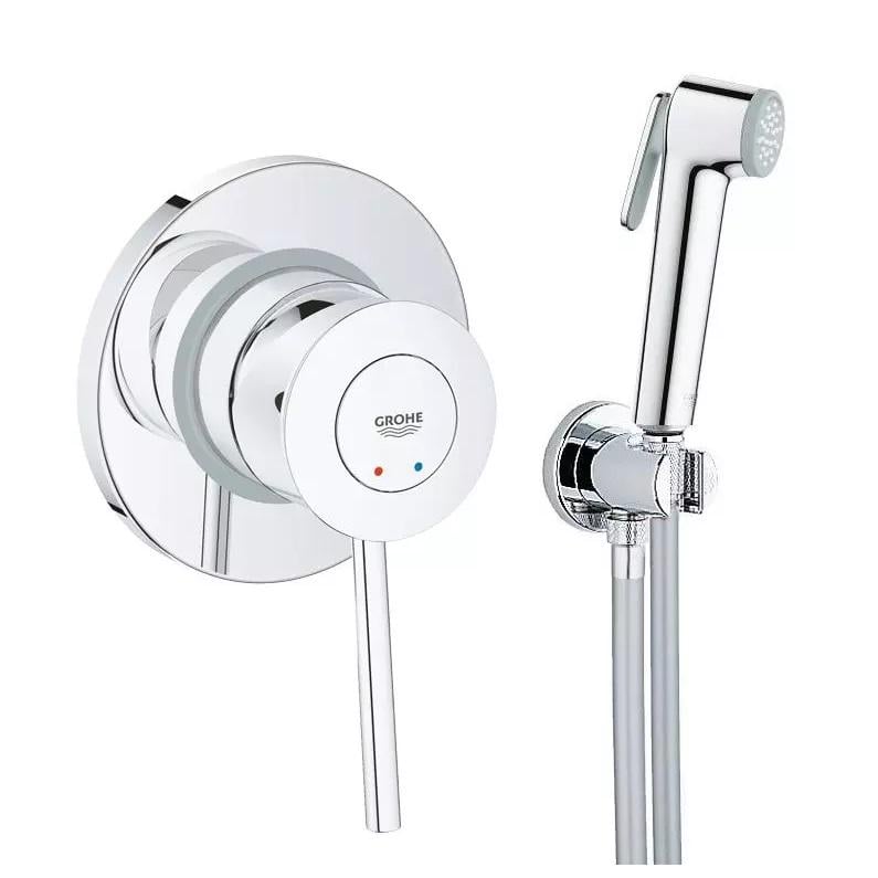 Смеситель для гигиенического душа Grohe BauClassic скрытый UA11104802 Хром (228598) Смеситель для гигиенического душа Grohe BauClassic скрытый UA11104802 Хром (228598)