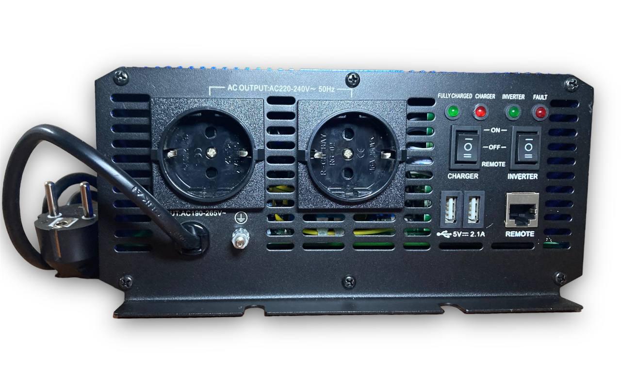 Перетворювач автомобільного струму TommaTech UT 1000 Вт чистий синус (79679) - фото 9 Перетворювач автомобільного струму TommaTech UT 1000 Вт чистий синус (79679) - фото 9