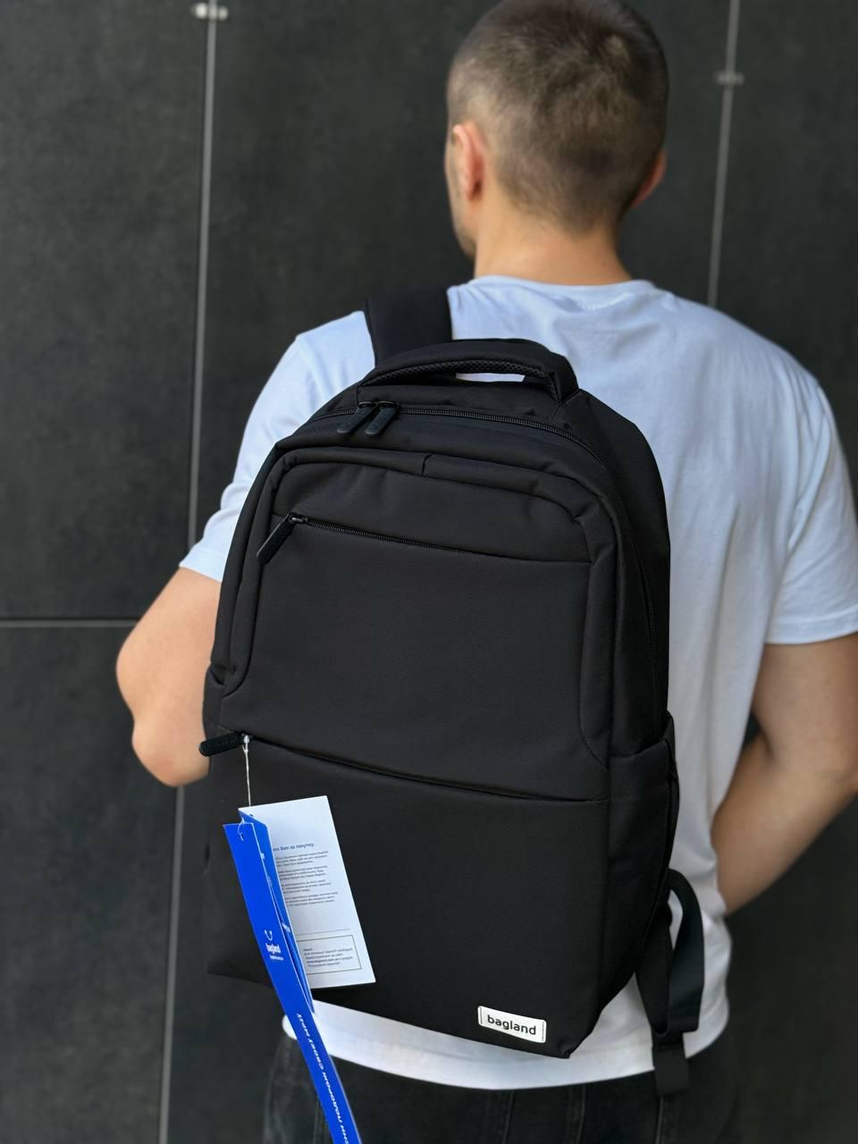 Рюкзак унисекс Bagland Senior для ноутбука 17 л Черный (11222) - фото 3 Рюкзак унисекс Bagland Senior для ноутбука 17 л Черный (11222) - фото 3