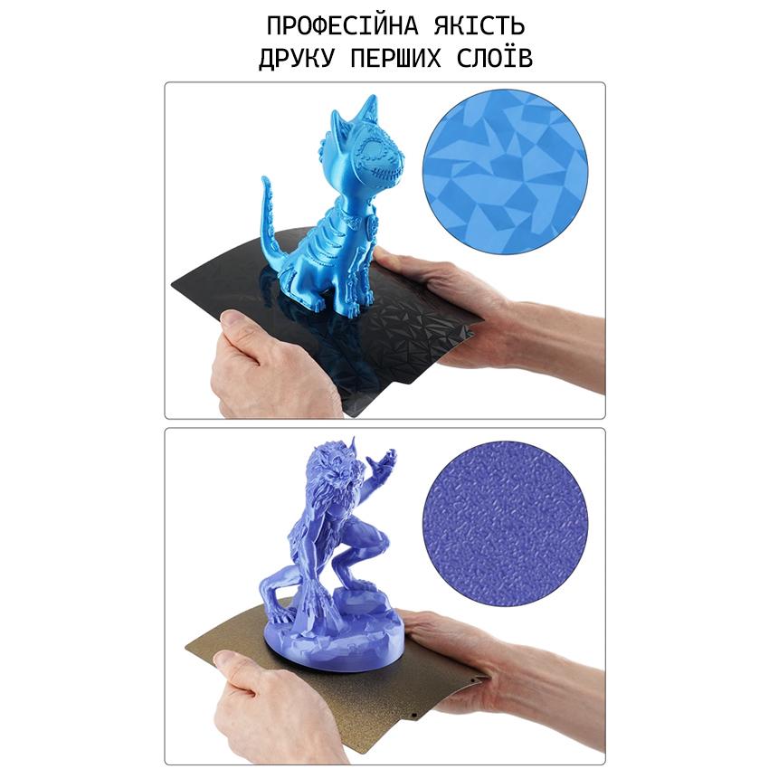 Стальной термоковрик ProPrint с PEO/PEI покрытием для 3D принтеров 235x235 мм - фото 3