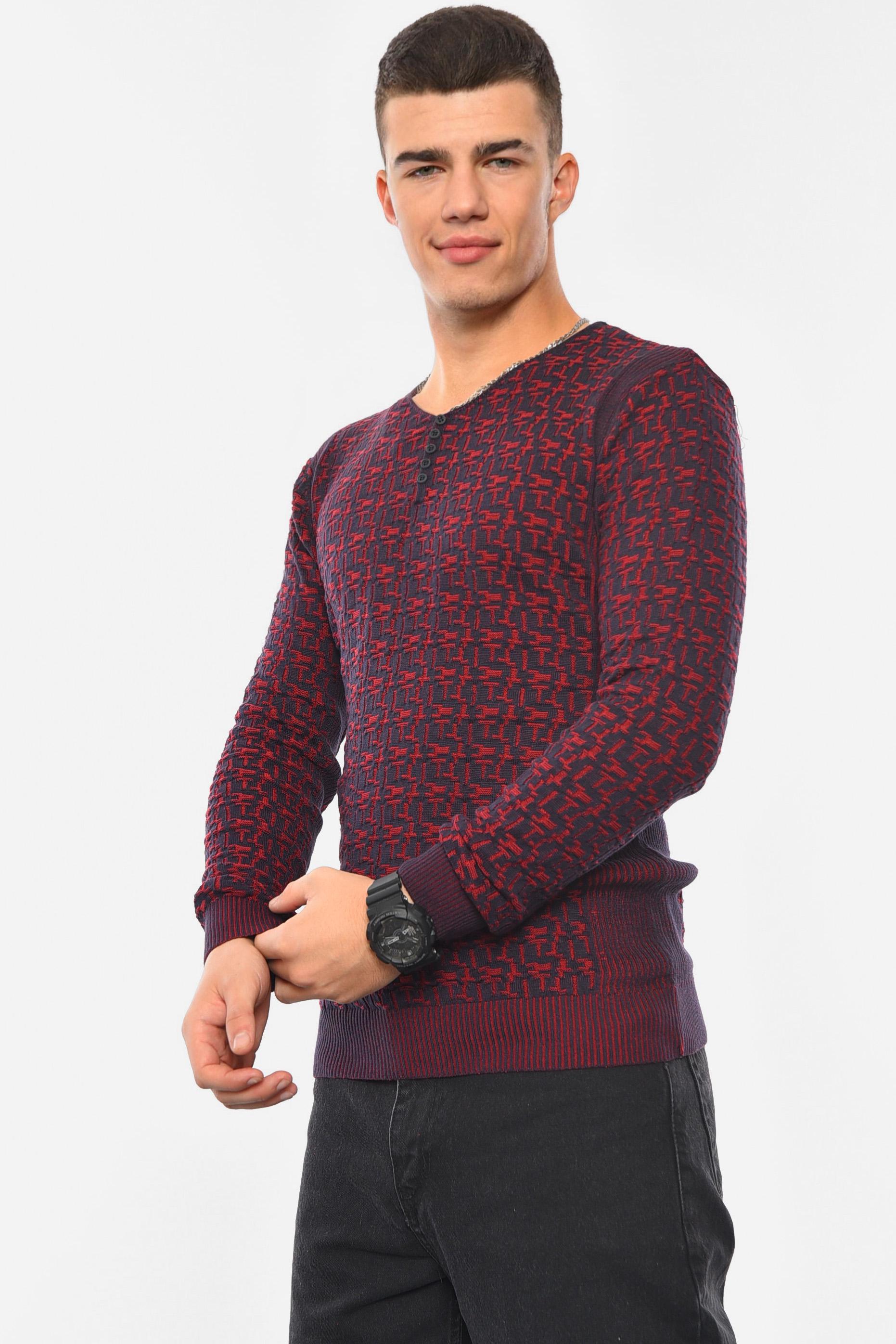 Свитер мужской XL Бордовый (193564) Свитер мужской XL Бордовый (193564)