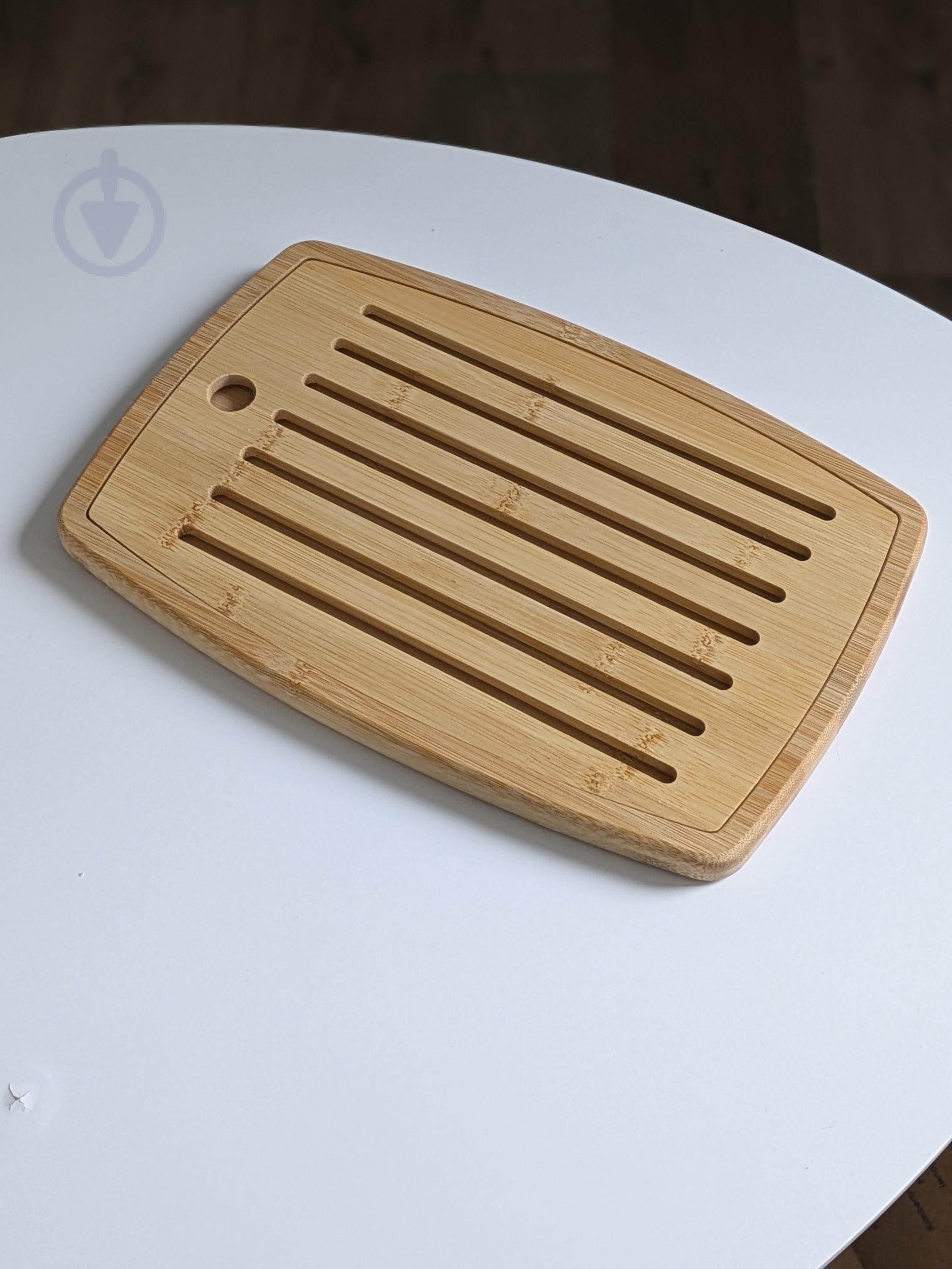 Доска кухонная для нарезки хлеба бамбук (29926384)