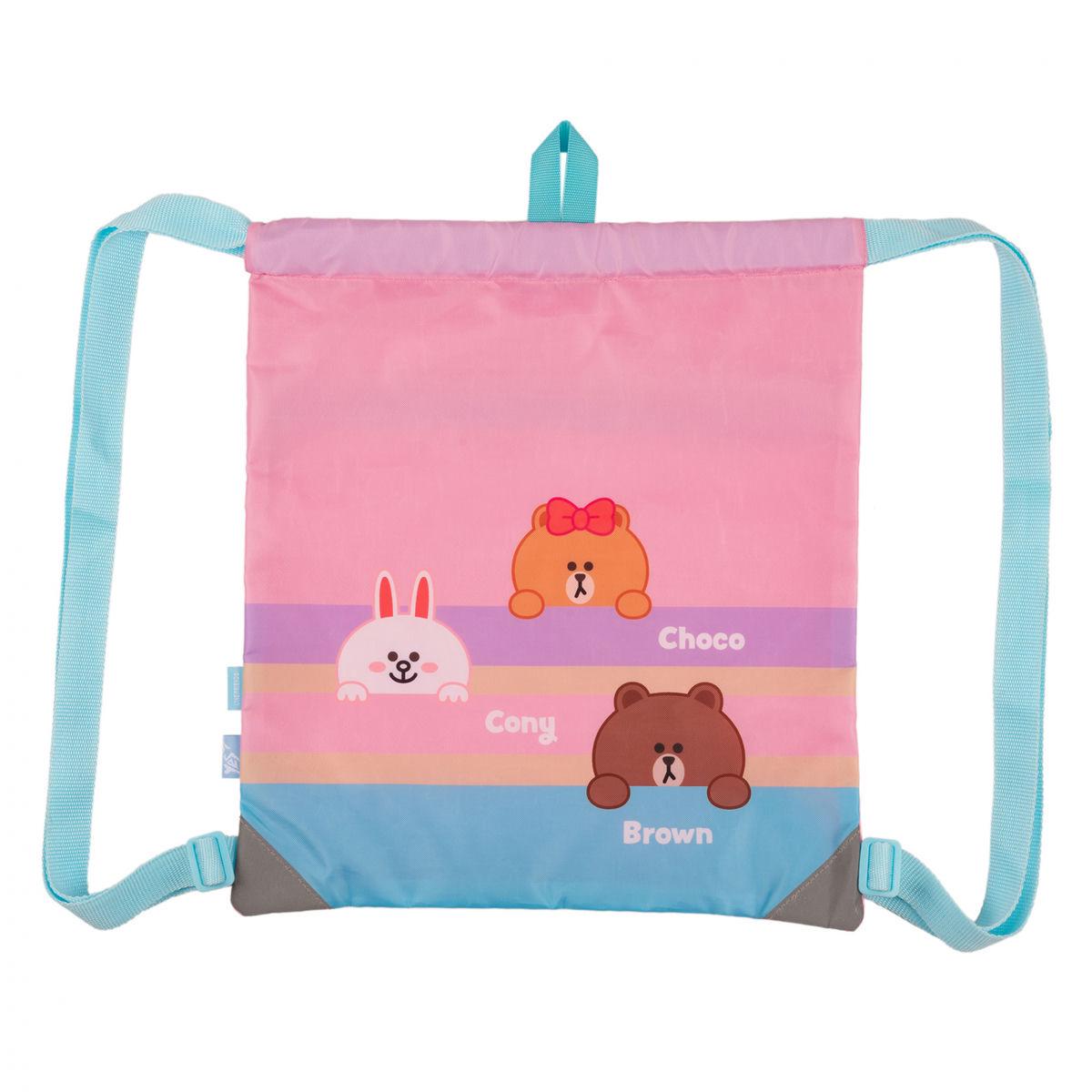 Сумка для обуви YES Line Friends 40x35 см Розовый (559669)