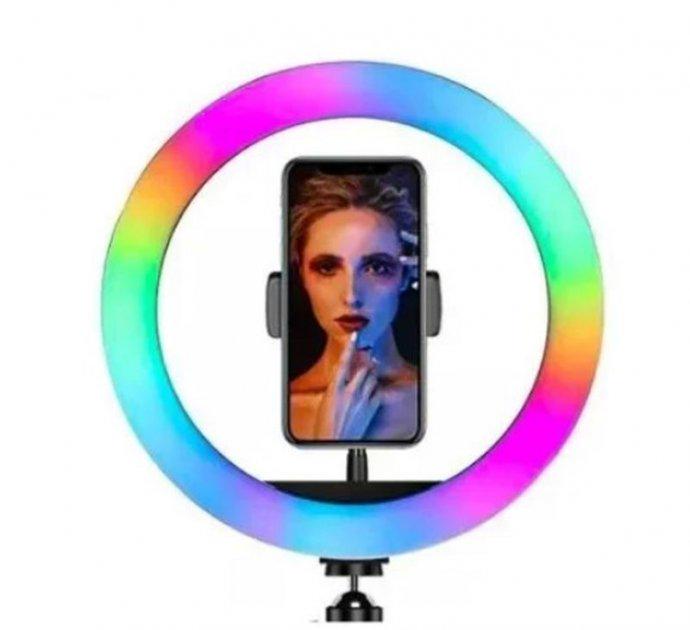 Селфі-кільце з RGB підсвічуванням Soft Ring Light MJ300 1230 без стійки - фото 7