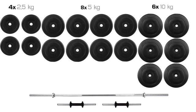 Набор штанга/гантели 2 по 26 кг 120 кг (RR0209) - фото 2
