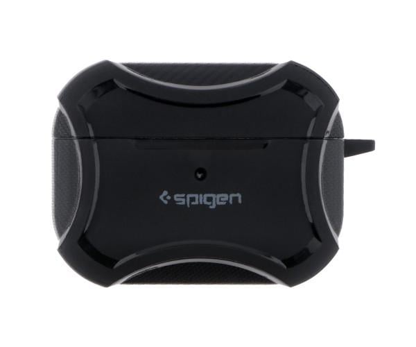 Чехол TPU Spigen DuraPro Flex with Hook для Airpods Pro Black