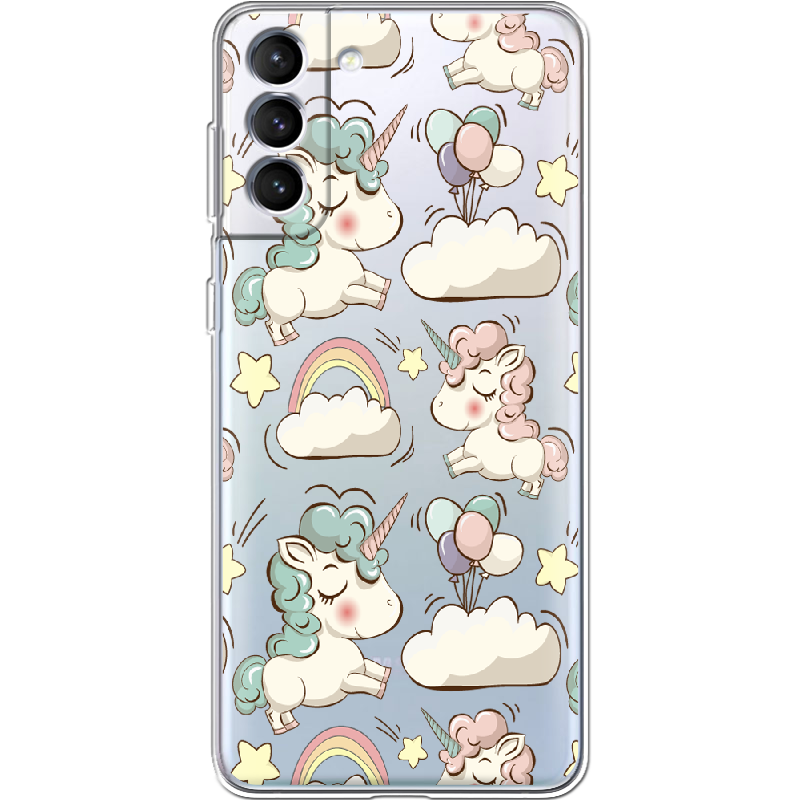 Чехол BoxFace Samsung G996 Galaxy S21 Plus Unicorns Прозрачный силикон (41718-cc2-41718)