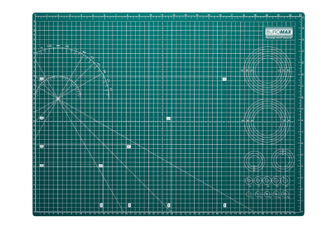 Килимок для різання Buromax що самовідновлюється тришаровий А2 60х45 см (BM.6502)