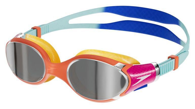 Окуляри для плавання Speedo BIOFUSE 2.0 MIRROR JU OSFM Помаранчевий/Блакитний (38100202)