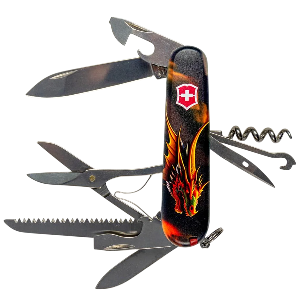 Нож складной Victorinox Huntsman Zodiac Дракон 15в1 (596033) Нож складной Victorinox Huntsman Zodiac Дракон 15в1 (596033)
