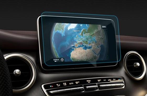 Стекло защитное Pixsel на монитор Mercedes Benz V CLASS 11“ 2014-2023 закаленное глянец