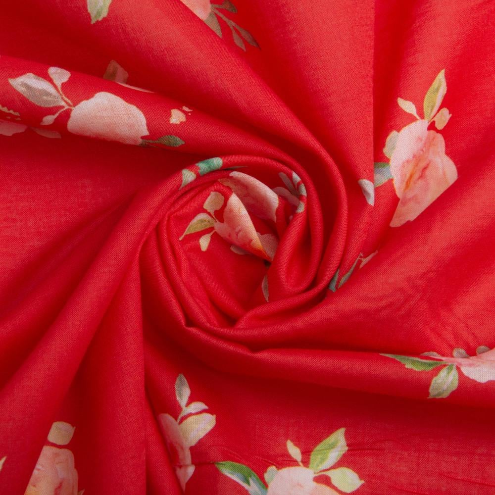 Ткань батист Гранд Роуз Красный (25376)