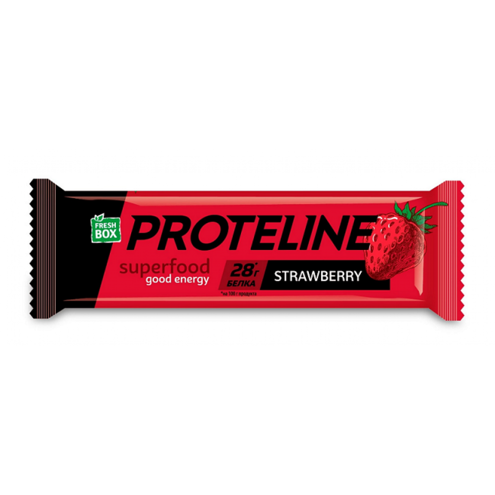 Спортивный батончик Fresh Box ProteLine 24x40 г Strawberry (100-18-1632732-20)
