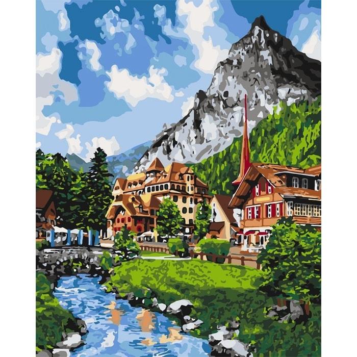 Картина по номерам Идейка Незабываемый пейзаж КНО2272 холст на подрамнике 40x50 см (1312851938)