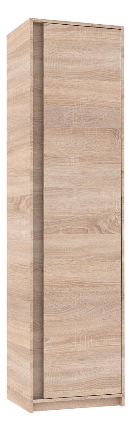 Шкаф пенал для одежды Мастер Форм Брайт 520х376х2000 мм Дуб сонома (20549) - фото 1 Шкаф пенал для одежды Мастер Форм Брайт 520х376х2000 мм Дуб сонома (20549) - фото 1