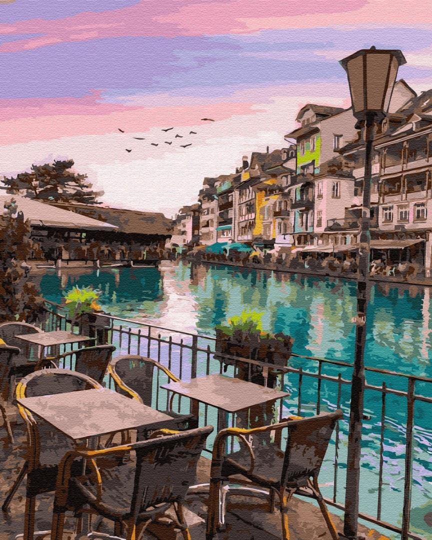 Картина по номерам BrushMe Вечер в Анталии холст на подрамнике 40x50 см (GX32321)