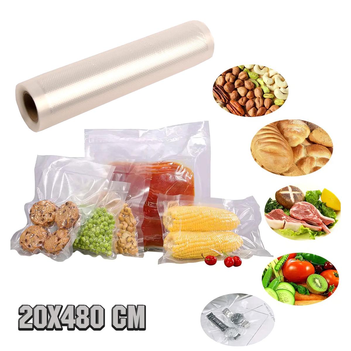 Пакеты для вакуумации продуктов 20x480 см Прозрачный (1010577-Other) - фото 6