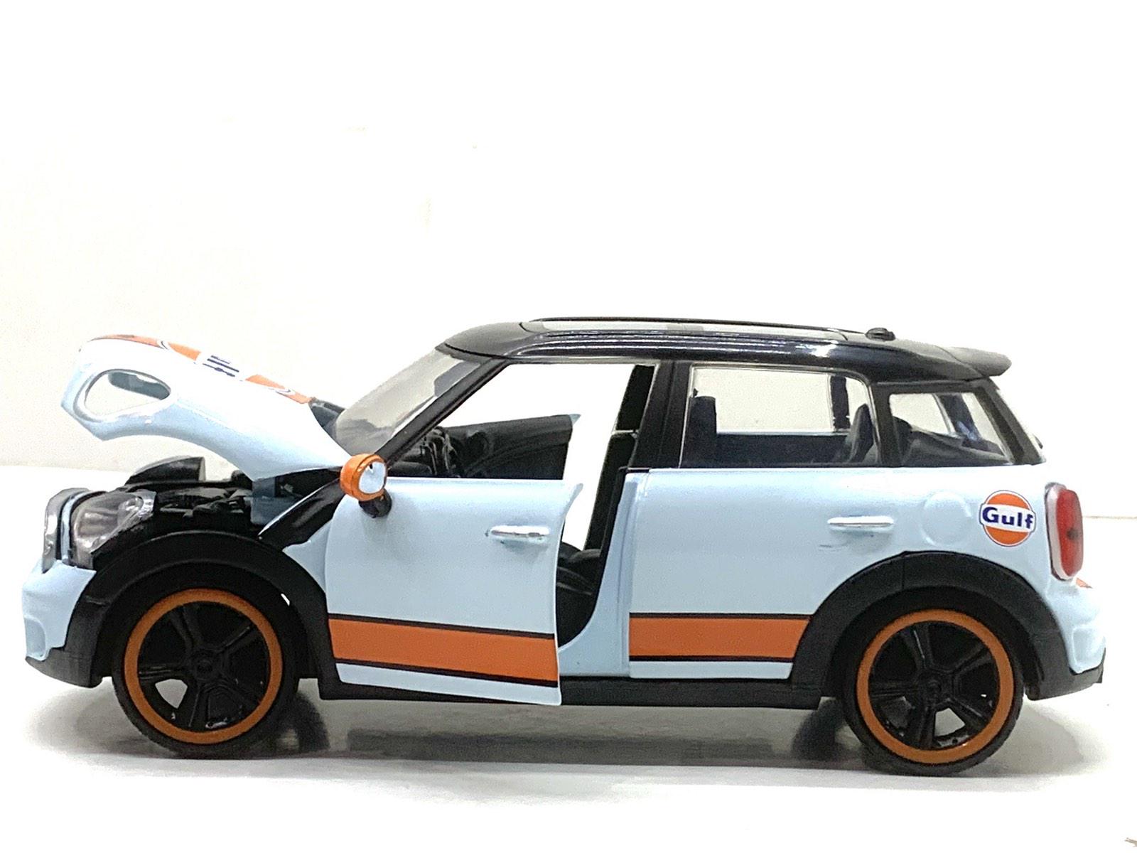 Машина иннерционная АвтоСвіт MINI COOPER 1:24 открываются двери и капот 17 см Голубой (AP-1899) - фото 3