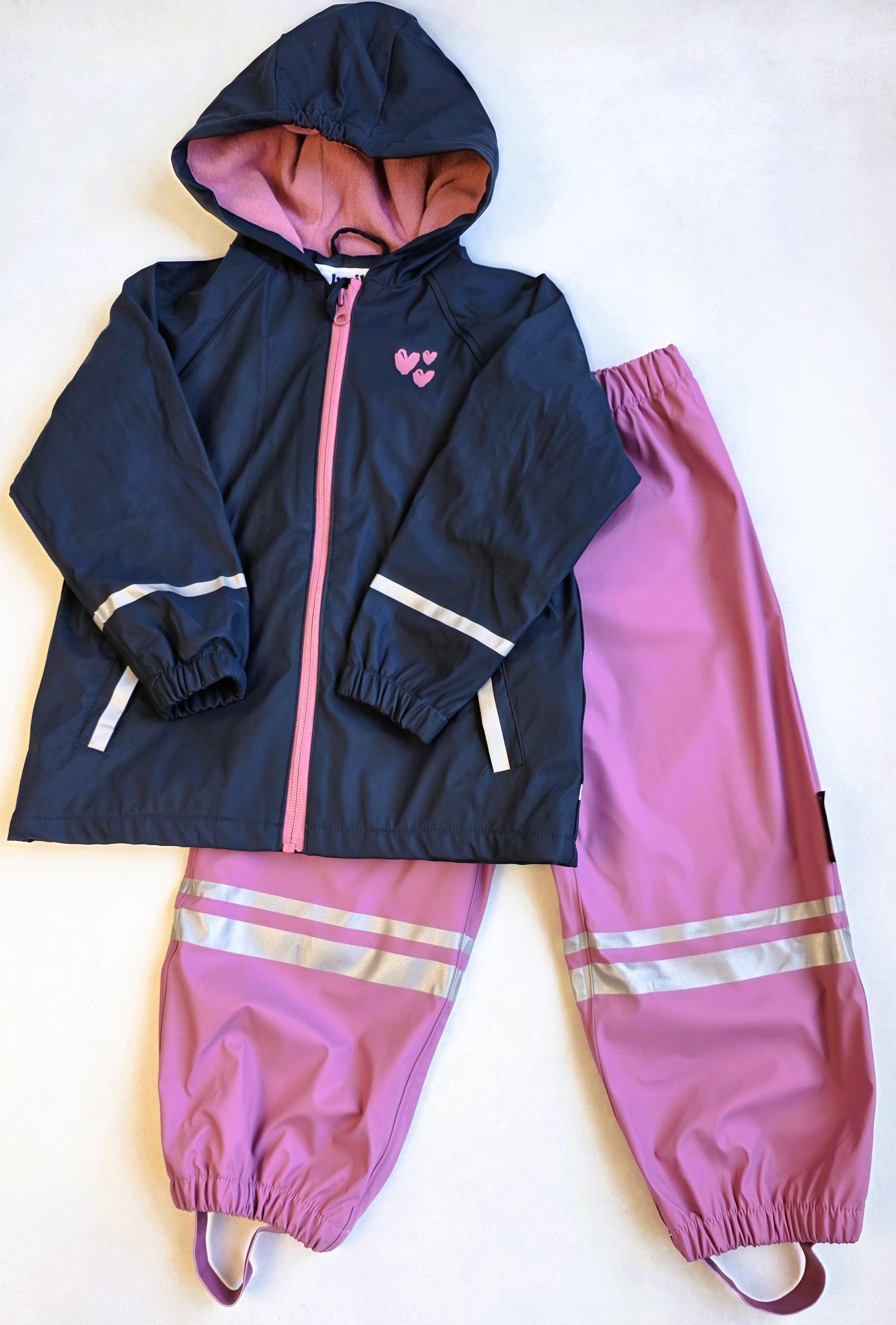 Дождевик-костюм детский Lupilu на флисе грязезащитный 110-116 см (006455/000515) Дождевик-костюм детский Lupilu на флисе грязезащитный 110-116 см (006455/000515)