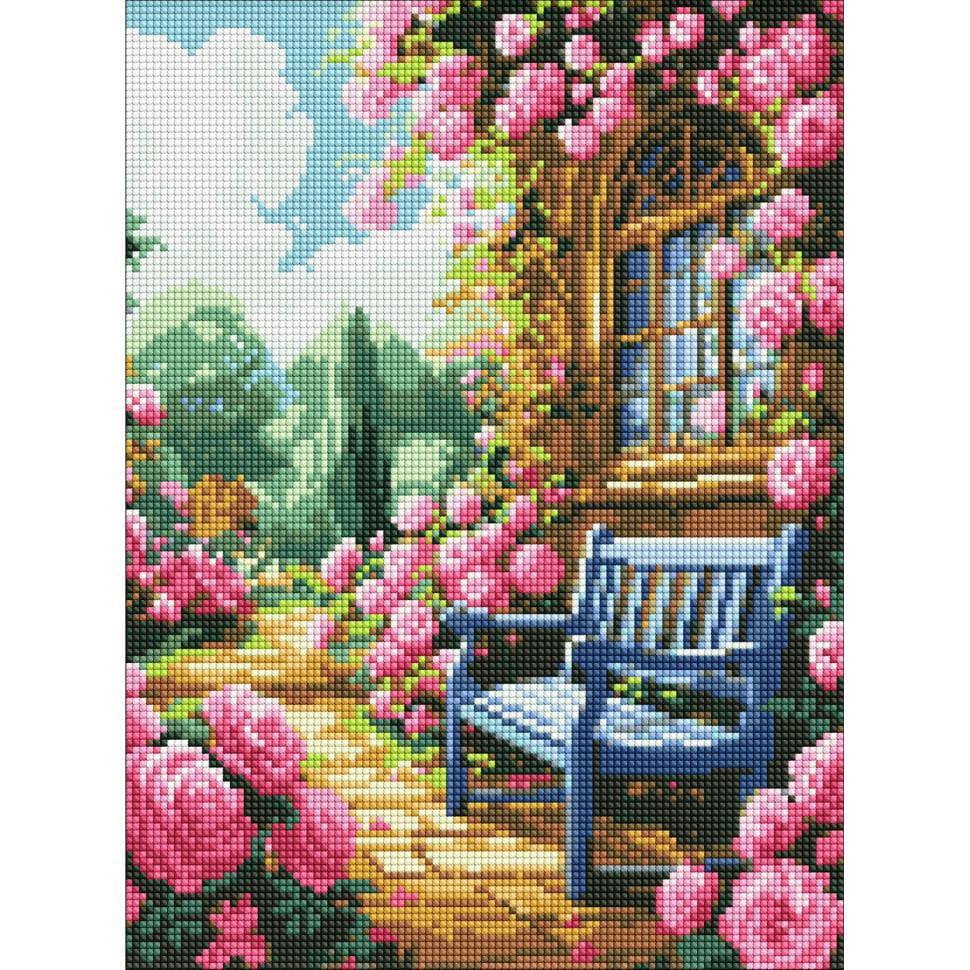 Алмазная мозаика Ideyka Цветочный сад 30x40 см (AMO8140)