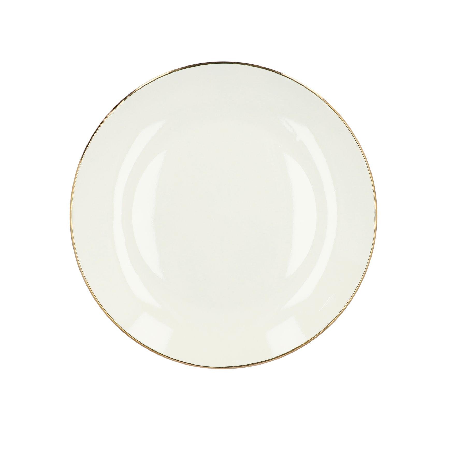 Тарелка обеденная Homla AURO 26 см Бежевый (164359)