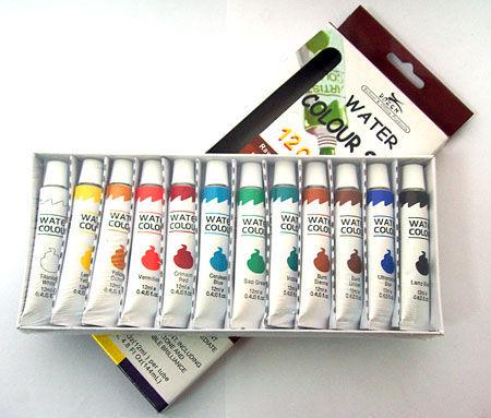 Акварель Dozen DC-W1212/B-9112W в тубах 12 цветов (H000998) - фото 3 Акварель Dozen DC-W1212/B-9112W в тубах 12 цветов (H000998) - фото 3