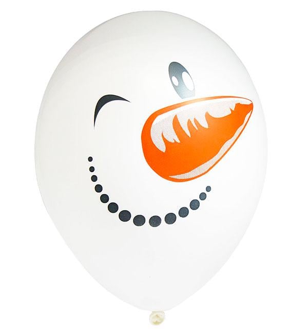 Воздушные шарики Снеговик 30 см 7 шт. (514768)