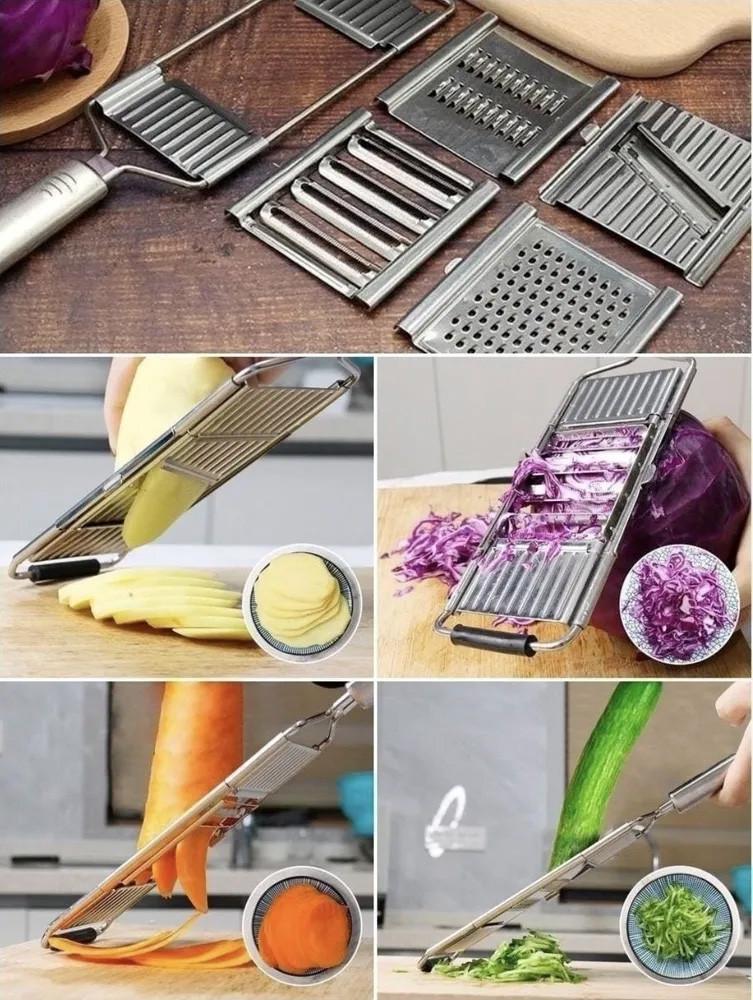 Терка для овощей с 6 сменными насадками (1884906734) - фото 5 Терка для овощей с 6 сменными насадками (1884906734) - фото 5