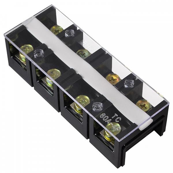 Колодка клеммная в корпусе АСКО-Укрем ТС604 4P 60A 600V (A0130050029)