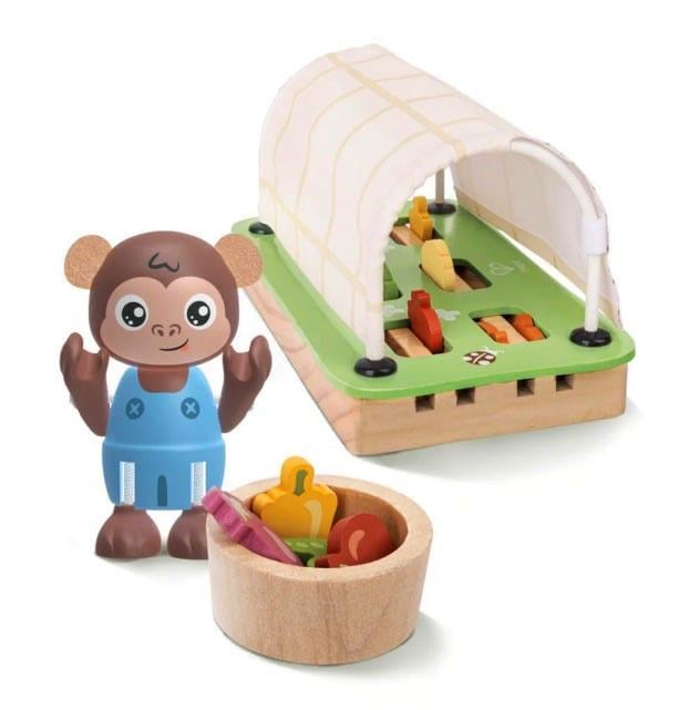 Деревянный набор Hape Органическая теплица E3416 для юных садоводов - фото 4 Деревянный набор Hape Органическая теплица E3416 для юных садоводов - фото 4