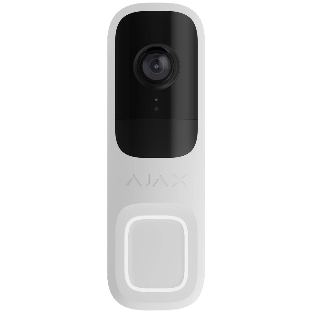 Видеозвонок Ajax Doorbell White
