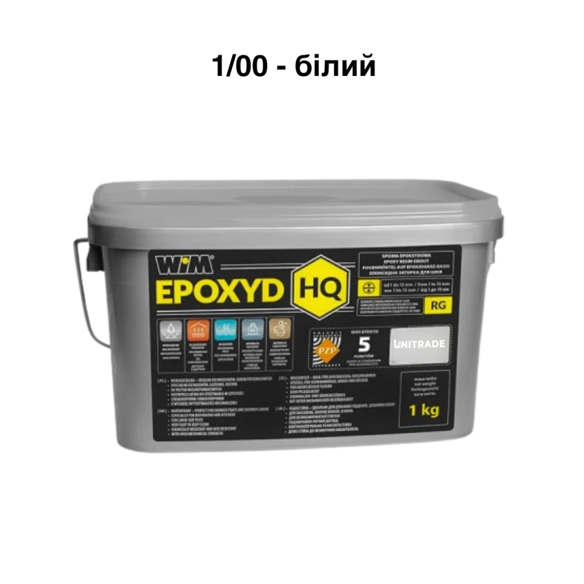 Эпоксидная затирка WIM Epoxyd HQ 1/00 1 кг Белый (1/00-1 HQ) Эпоксидная затирка WIM Epoxyd HQ 1/00 1 кг Белый (1/00-1 HQ)