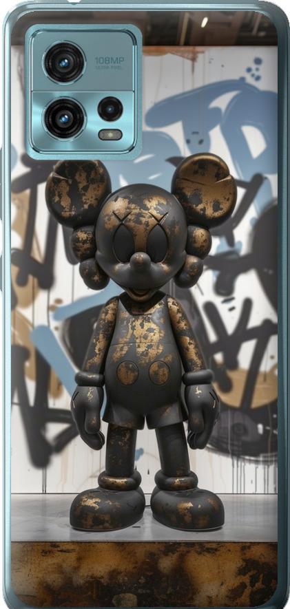Чехол на Motorola G72 Bronze kaws v2 (6098u-2859-42517)
