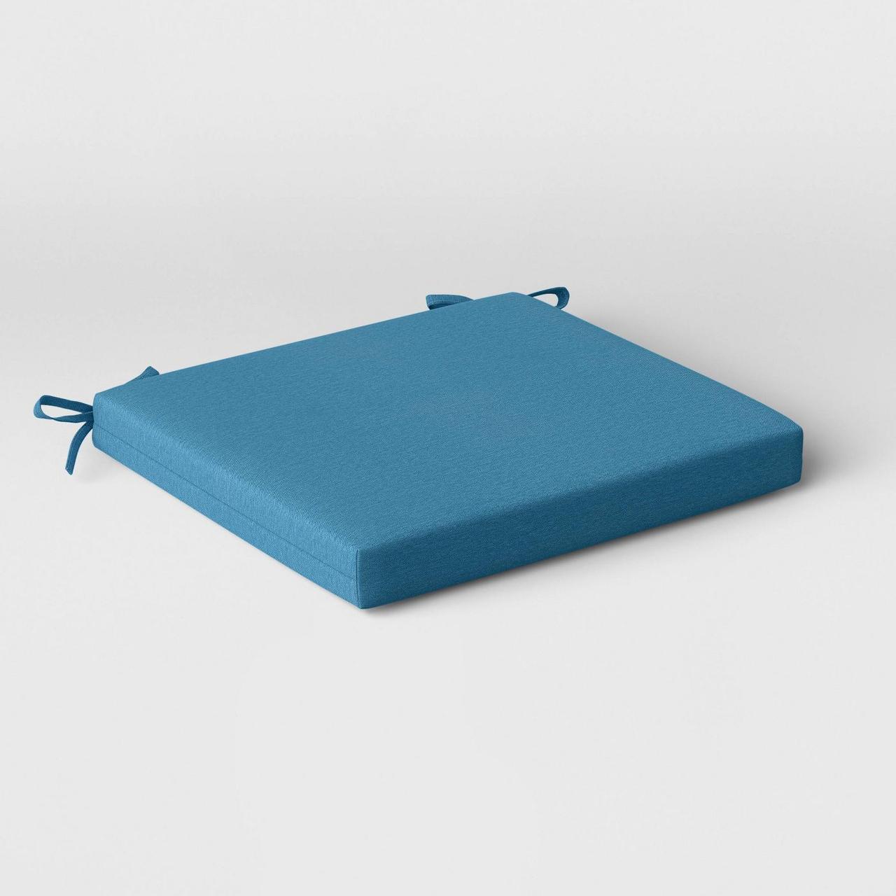 Подушка на стілець/крісло BIG YETI 35x35x5 см квадратна тканина нейлон Блакитний (6149891) - фото 2