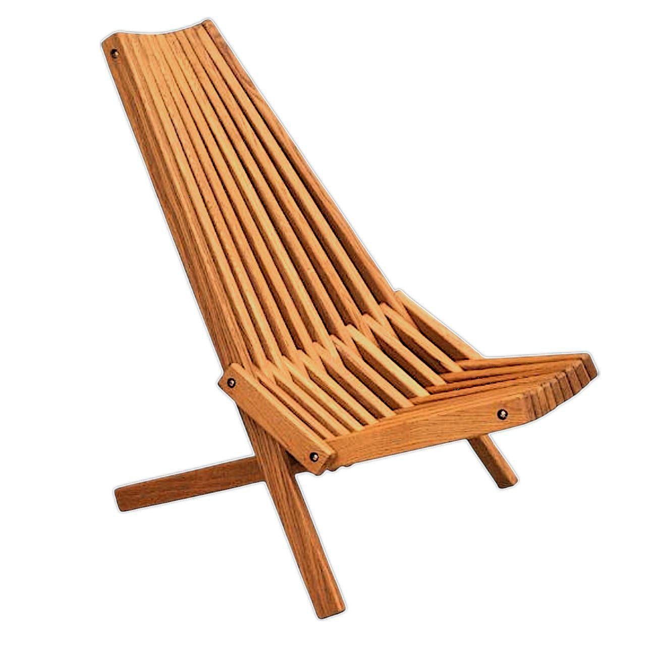 Шезлонг дубовый RELAX WOOD Kentukki Американское Красное Дерево