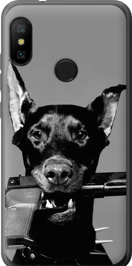 Чехол на Xiaomi Mi A2 Lite Доберман (2745u-1522-42517)