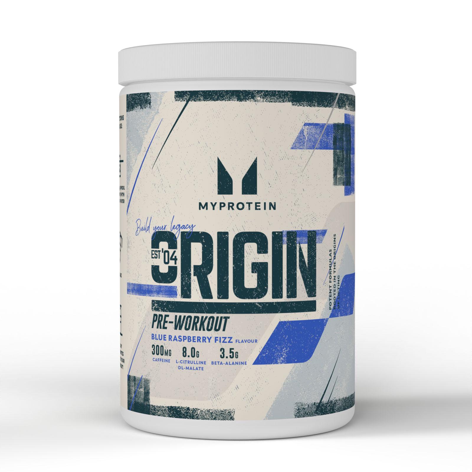 Предтренировочный комплекс MyProtein Origin Pre-Workout Blue raspberry 600 г