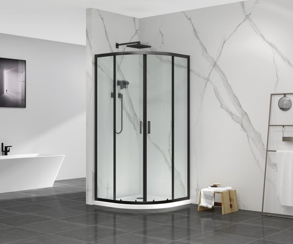 Душова кабіна без піддону MIXXUS Premium DIVERSE SC01-90x90x195-TR прозоре скло 5 мм Black (MI6860) - фото 6 Душова кабіна без піддону MIXXUS Premium DIVERSE SC01-90x90x195-TR прозоре скло 5 мм Black (MI6860) - фото 6