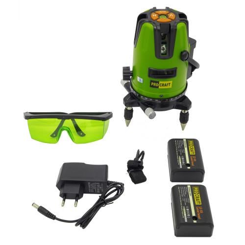 Лазерный уровень Procraft LE-5D зеленый луч Лазерный уровень Procraft LE-5D зеленый луч